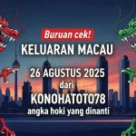 Buruan cek! Keluaran Macau 26 Agustus 2025 dari Konohatoto78, angka hoki yang dinanti - keluarantoto78.com