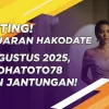 Penting! Keluaran Hakodate 23 Agustus 2025, Konohatoto78 Bikin Jantungan! - keluarantoto78.com