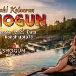 Sah! Keluaran SHOGUN 3 Agustus 2025, Data Konohatoto78 - angkagaib.com