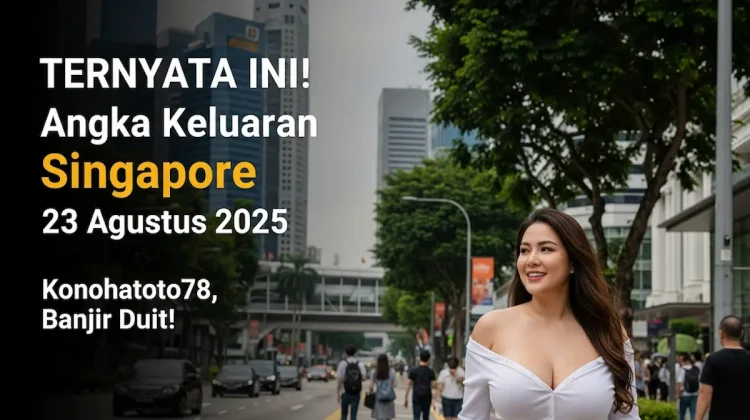TERNYATA INI! Angka Keluaran Singapore 23 Agustus 2025 Konohatoto78, Banjir Duit! - keluarantoto78.com
