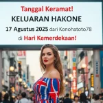Tanggal Keramat! Keluaran Hakone 17 Agustus 2025 dari Konohatoto78 di Hari Kemerdekaan! - angkagaib.com