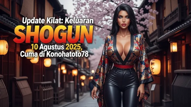 Update Kilat Keluaran SHOGUN 10 Agustus 2025, Cuma di Konohatoto78 - angkagaib.com