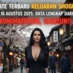 Update Terbaru Keluaran Shogun 16 Agustus 2025 Data Lengkap dari Konohatoto78, Gaskeun! - angkagaib.com