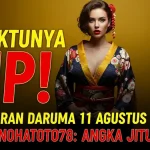 Waktunya JP! Keluaran Daruma 11 Agustus 2025 Konohatoto78 Angka Jitu! - angkagaib.com