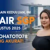 Yang Lain Keduluan, Ini Syair SGP 30 Agustus 2025 Konohatoto78 Paling Akurat! keluarantoto78.com