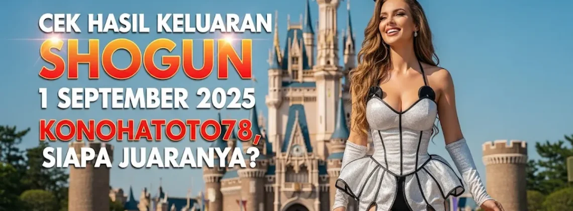 Cek Hasil Keluaran Shogun 1 September 2025 Konohatoto78, Siapa Juaranya - keluarantoto78.com