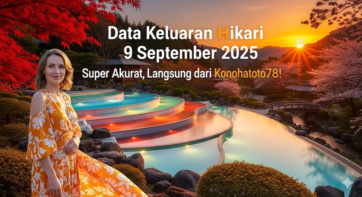 Data Keluaran Hikari 9 September 2025 Super Akurat, Langsung dari Konohatoto78! - keluarantoto78.com
