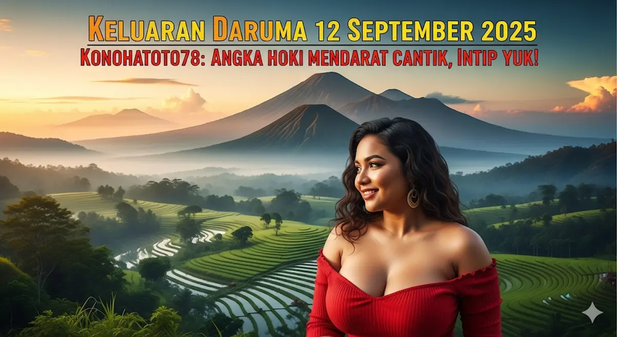 Keluaran Daruma 12 September 2025 Konohatoto78 Angka Hoki Mendarat Cantik, Intip Yuk! - keluarantoto78.com