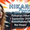 Keluaran Hikari 1 September 2025, Konohatoto78 No Hoax! - keluarantoto78.com