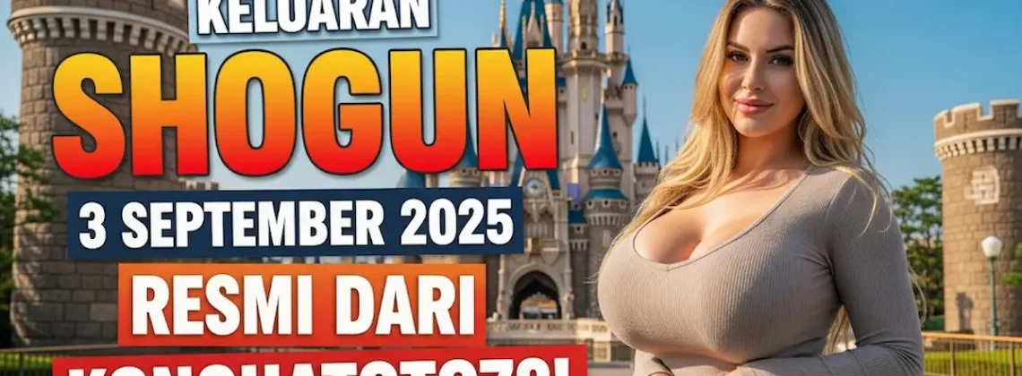 Keluaran Shogun 3 September 2025 Resmi dari Konohatoto78! - keluarantoto78.com