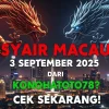 Syair Macau 3 September 2025 dari Konohatoto78 Cek Sekarang! - keluarantoto78.com